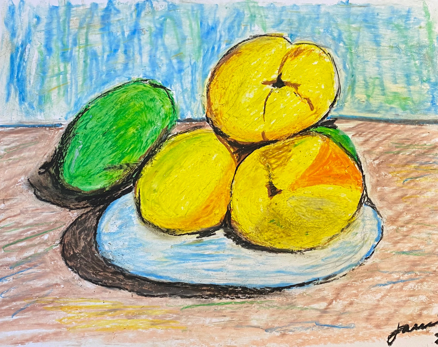 Impressionist Still Life Oil Pastel - Virtual Class
