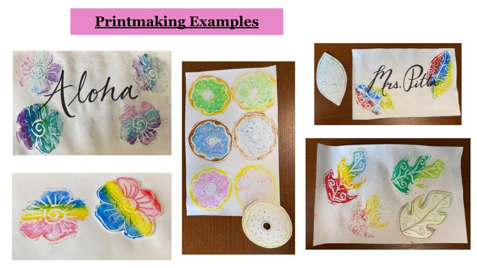Printmaking Classroom Lesson with Video