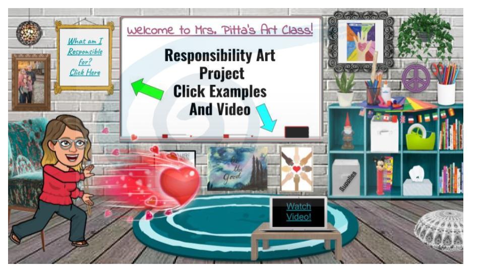 Responsibility Handprint Art