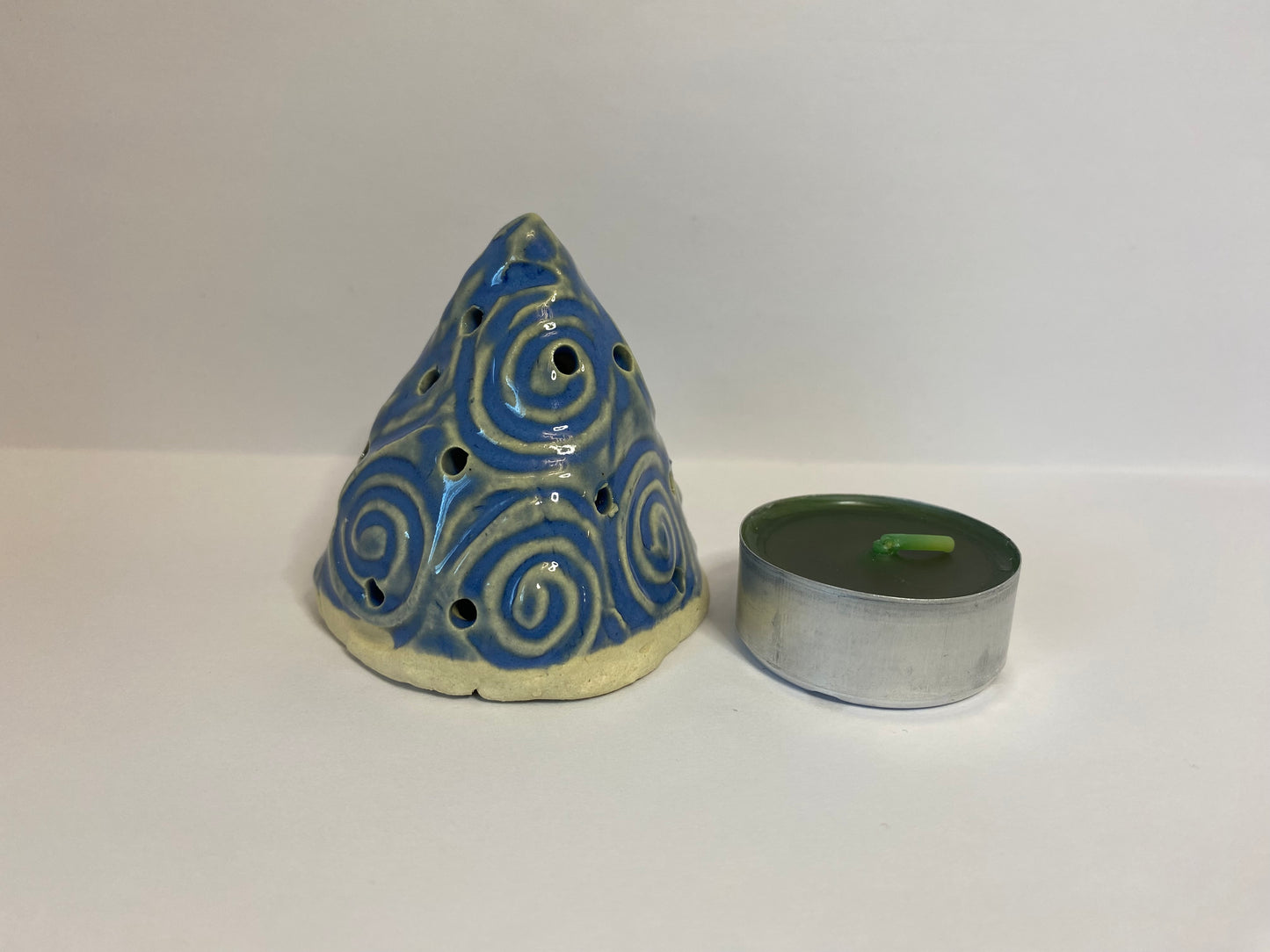 Ceramic Spiral Tree Luminaries