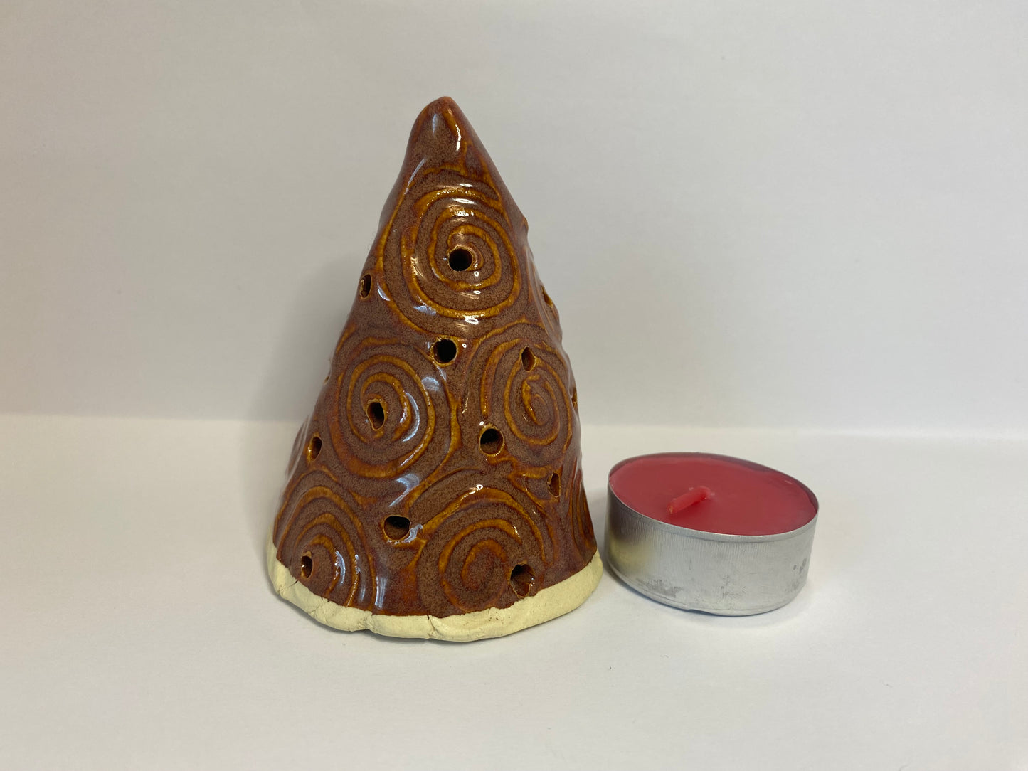 Ceramic Spiral Tree Luminaries