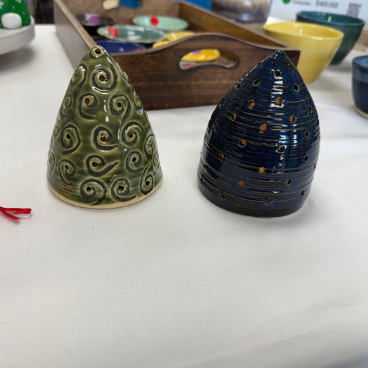 Ceramic Tree Luminaries - Large