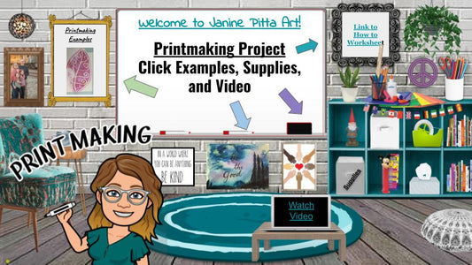 Printmaking Classroom Lesson with Video