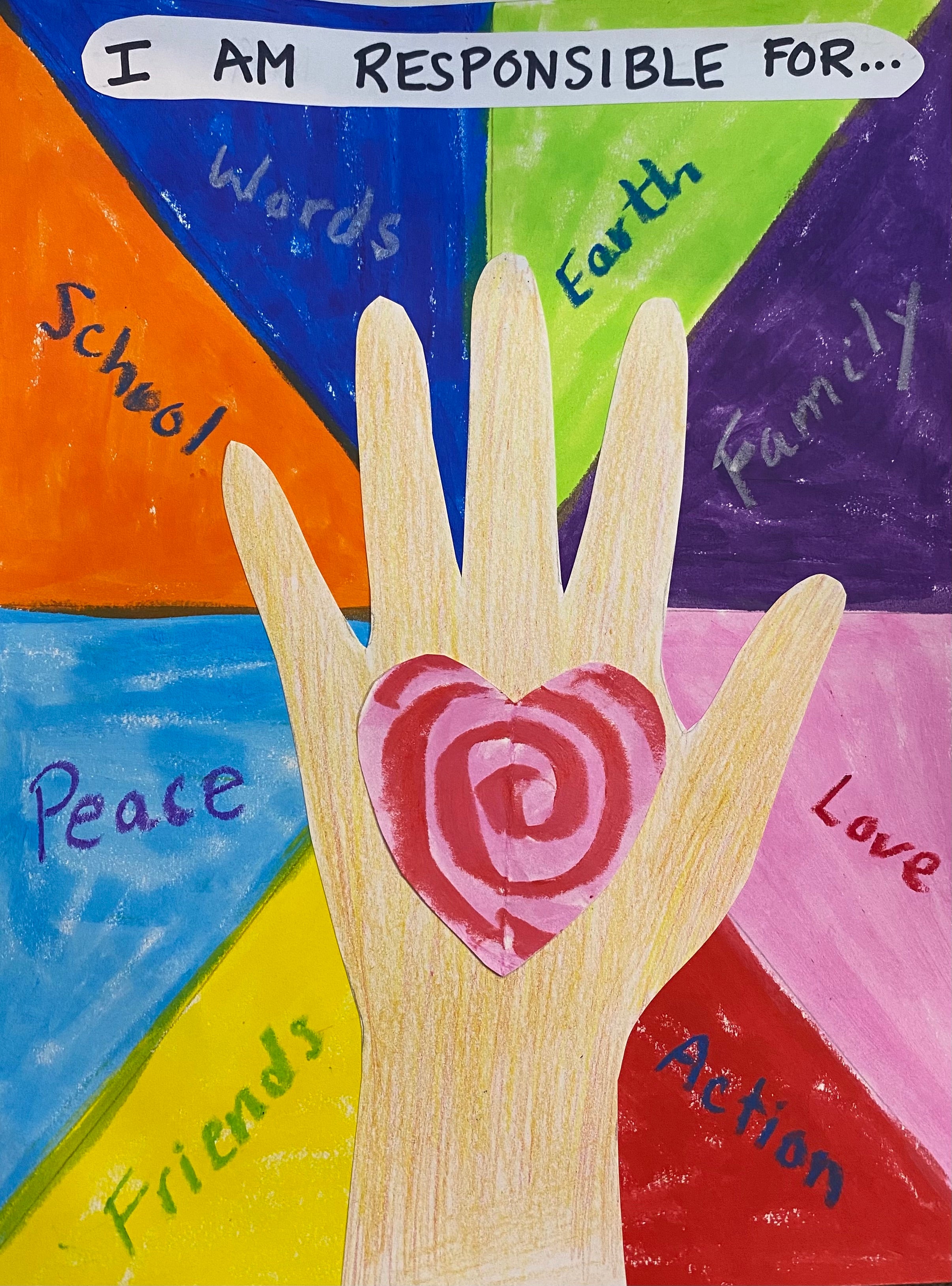 Responsibility Handprint Art – Janine Pitta Art